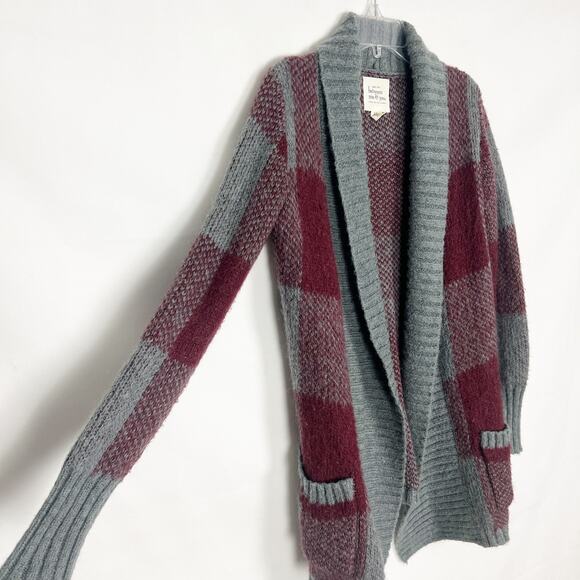 Between You & Me Wool Blend Chunky Grandpa Cardigan Size Small - Picture 5 of 9